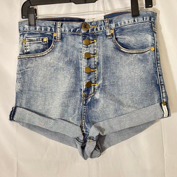 One Teaspoon Lovers Low Waist Skinny Shorts Size 26 - Picture 1 of 5